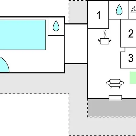 Cozy In Hadsund With Sauna 度假居 *